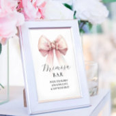 ミモサバーシェスタイイングザノットブライダルシャワー 台座サイン