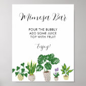 ミモサバーハウスプラントブライダルシャワーパーティー ポスター (正面)