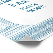 ミモサバーパーティーのギリシャをテーマにしたイベント ポスター (角)