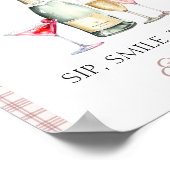 ミモサバーピンクフレッシュオフ市場ブライダルシャワー ポスター (角)