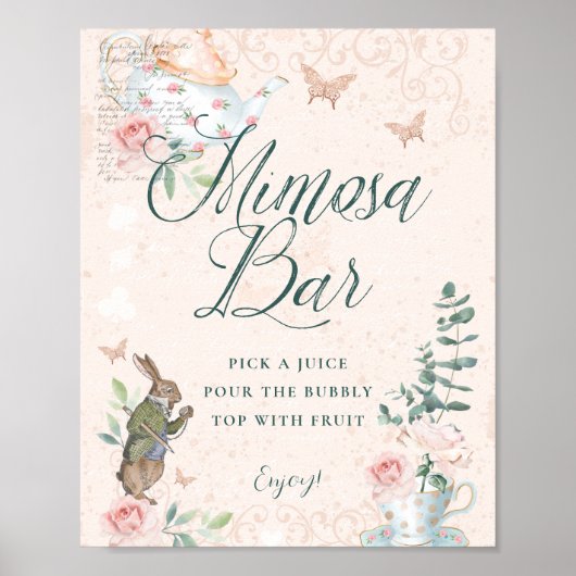 ミモサバーフェアヤブルヴィンテージアリスinワンダーランド ポスター (正面)