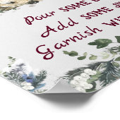 ミモサバーベビー外の冷たいベビーシャワー ポスター (角)