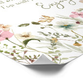 ミモサバーワイルドフラワーブライダルシャワー ポスター (角)