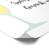 ミモサバー標識 ポスター (角)