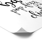 ミモサバー白黒8x10結婚のサイン ポスター (角)