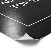 ミモサバー素朴フローラチョーク結婚ボード徴候 フォトプリント            (角)