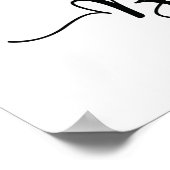 ミモサバー結婚徴候 |書モダン道 ポスター (角)