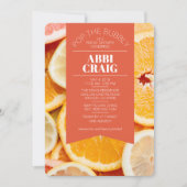 "ミモサ" – フラットシトラスのブライダルシャワー招待 招待状 (正面)