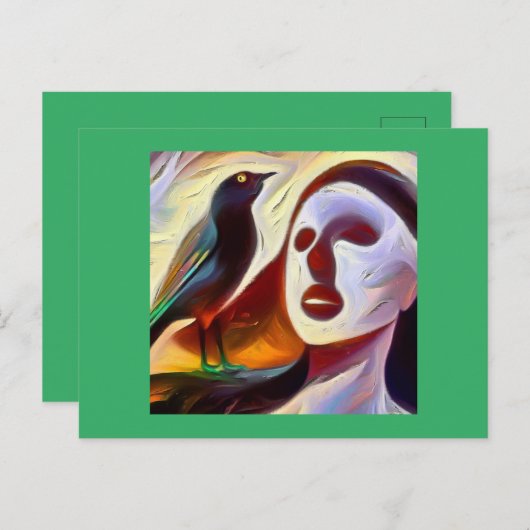 ミモザの精霊動物3 ポストカード (正面/裏面)