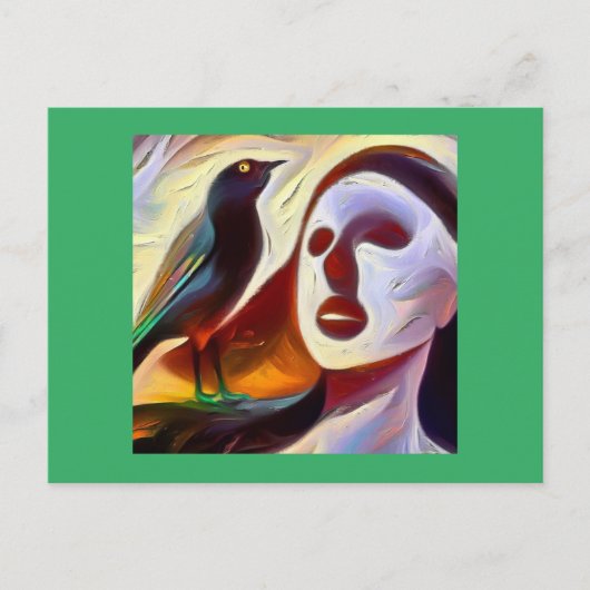 ミモザの精霊動物 3 ポストカード (正面)