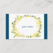 ミモザの 名刺 (正面)