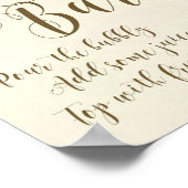 ミモザ バー ウェディング サイン ピーチ フラワル (角)