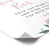 ミモザ バー サイン エレガント ウェディング ダスティ ローズ ブラッシュ (角)