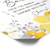 ミモザ バー サイン 黄色 ハチ シャワー サイン (角)