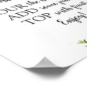 ミモザ バー ドリンク サイン (角)