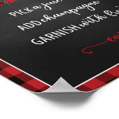 ミモザ バー フランネル フリンジ 8x10 ポスター/看板 ポスター (角)