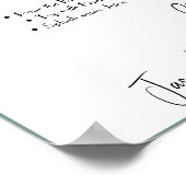 ミモザ バー 結婚式 看板 ポスター (角)