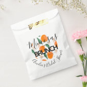 ミモザ ブランシュ 手描き  ブライズ シャワー フェイバーバッグ (封をした状態)