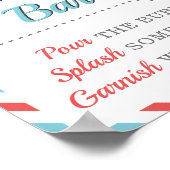 ミモザ マムモザ バー ドリンク トラベル 飛行機 パーティー ポスター (角)