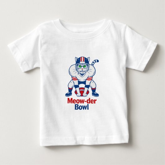 ミャウダーボウル ベビーTシャツ (正面)