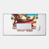 ミャオウィークリスマス 真夏のクリスマス 涼しい 猫 デスクマット (キーボード&マウス)