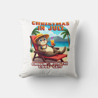 ミャオウィークリスマス 真夏のクリスマス 7月 涼しい 涼しげなC クッション