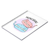 ミャオカロン 面白いマカロンプン ノートブック (左側)