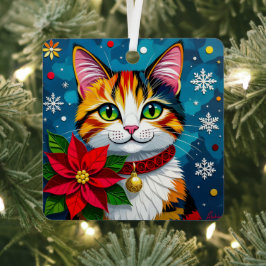 ミャオクリスマスおめでとう | 猫モチーフ メタルオーナメント