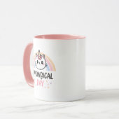 「ミャオジカルデイ」ネコユニコーン マグカップ (正面左)