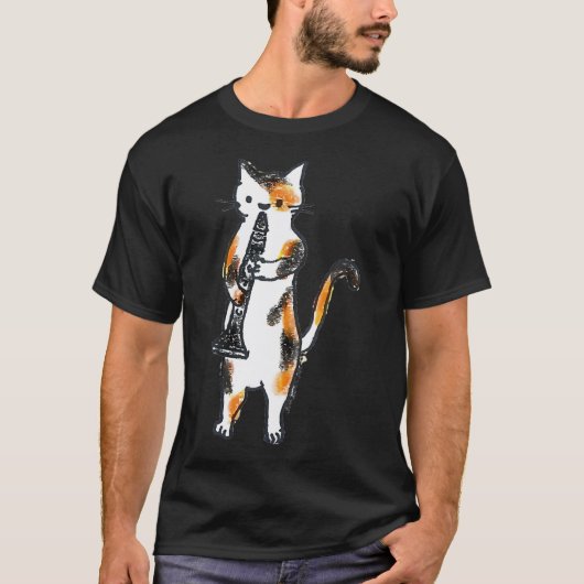 ミャオテット: クラリネット Tシャツ (正面)