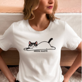 ミャオマステ 猫 - かわいい猫のヨガデザイン Tシャツ
