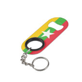 「ミャンポップ・アートのマープライドとのボトル」愛国心 キーホルダー栓抜き (裏面アングル)