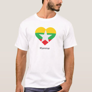 ミャンマーが大好き Tシャツ