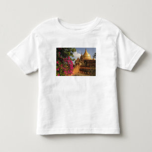 ミャンマーのバガン (パガン) のダンマヤザカ・パゴダ トドラーTシャツ