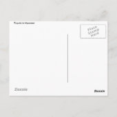 ミャンマーの塔 ポストカード (裏面)