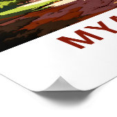 ミャンマーアジアトラベルプリント ポスター (角)