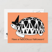 ミャンマースターハートリカ Halloween カード (白黒) (正面/裏面)