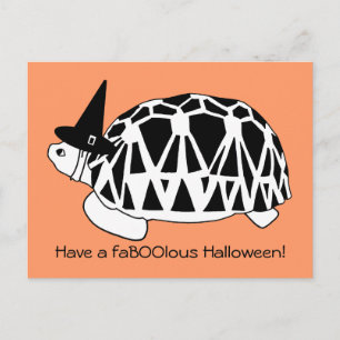ミャンマースターハートリカ Halloween カード (白黒)