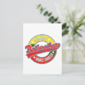 ミャンマーバックパッカーワールドトラベラーロゴ ポストカード (スタンド正面)