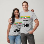 ミャンマー国旗の独立性お祝い Tシャツ (ユニセックス)