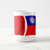 ミャンマー国旗マグカップ コーヒーマグカップ (中央)