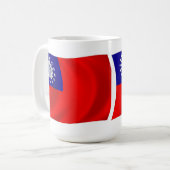 ミャンマー国旗マグカップ コーヒーマグカップ (正面左)
