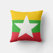 ミャンマー国旗 クッション (裏面)