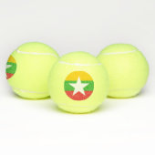 ミャンマー国旗 テニスボール (マルチ)