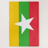 ミャンマー国旗(ビルマ) ジグソーパズル (縦)