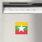 ミャンマー国旗(ビルマ) マグネット (インサイチュ (食洗機))