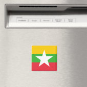 ミャンマー国旗 マグネット (インサイチュ (食洗機))