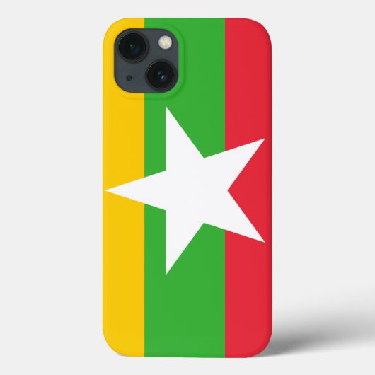 ミャンマー国旗 Case-Mate iPhoneケース (裏面)