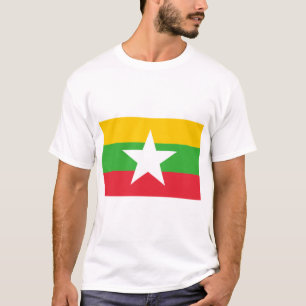 ミャンマー国旗 Tシャツ