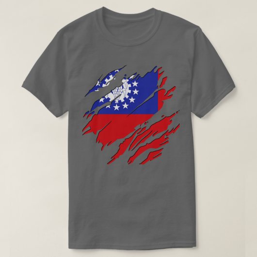 ミャンマー常に Tシャツ (デザイン正面)
